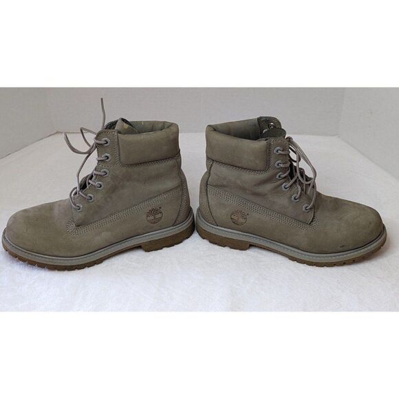 Timberland Women's Primaloft 200 Gram Boots-Size (6.5) Grey Suede Leather #A12R5 - Picture 1 of 12
